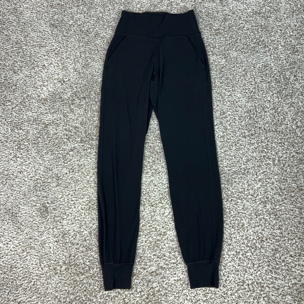 Lululemon Pants Womens 2 Black Yoga Align Jogger High Rise Nulu Workout Gym Yoga